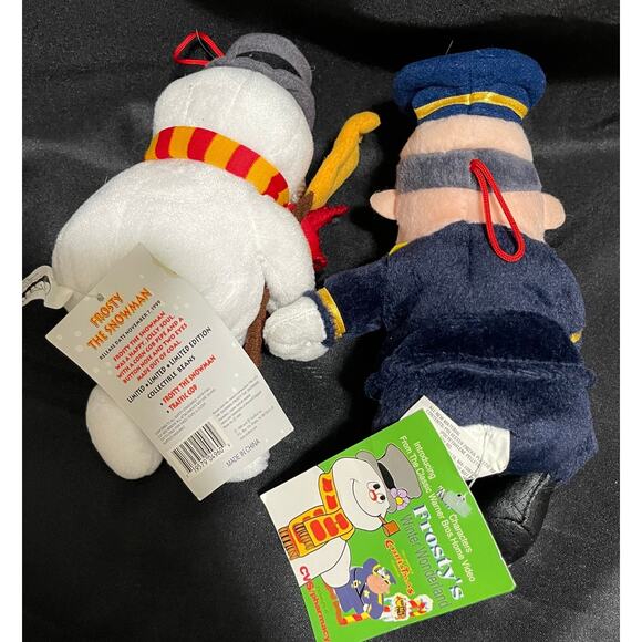 Frosty The Snowman CSV Exclusive 1999 - Frosty & Traffic Cop Plush Set WITH TAGS - Picture 6 of 6
